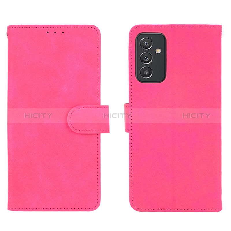 Funda de Cuero Cartera con Soporte Carcasa L01Z para Samsung Galaxy A15 5G Rosa Roja