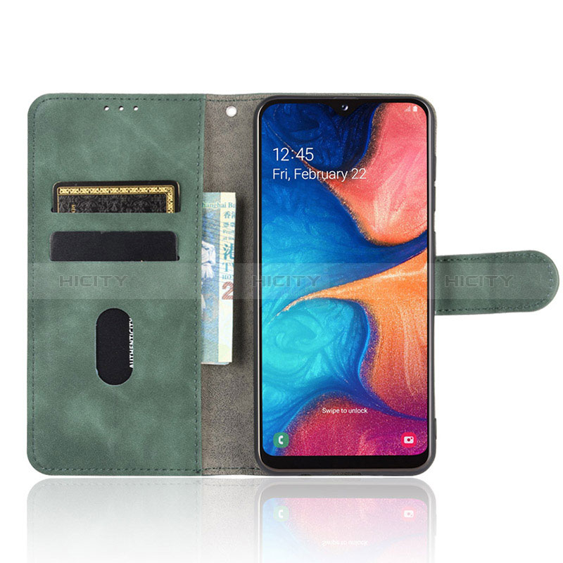 Funda de Cuero Cartera con Soporte Carcasa L01Z para Samsung Galaxy A20