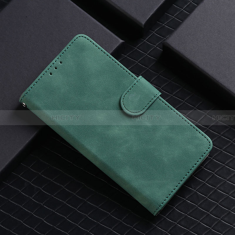 Funda de Cuero Cartera con Soporte Carcasa L01Z para Samsung Galaxy A20 SC-02M SCV46 Verde