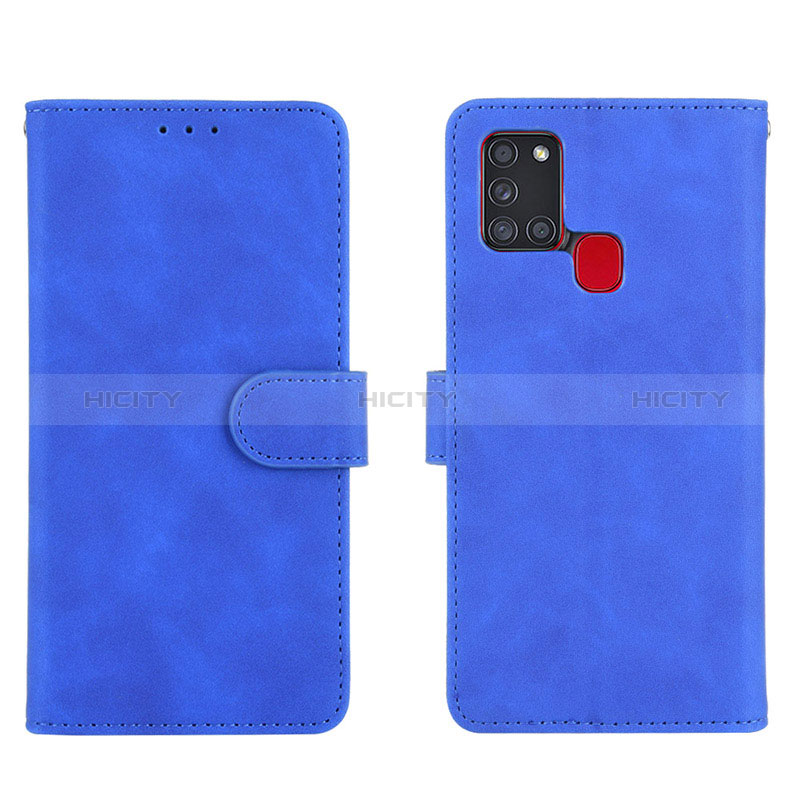 Funda de Cuero Cartera con Soporte Carcasa L01Z para Samsung Galaxy A21s