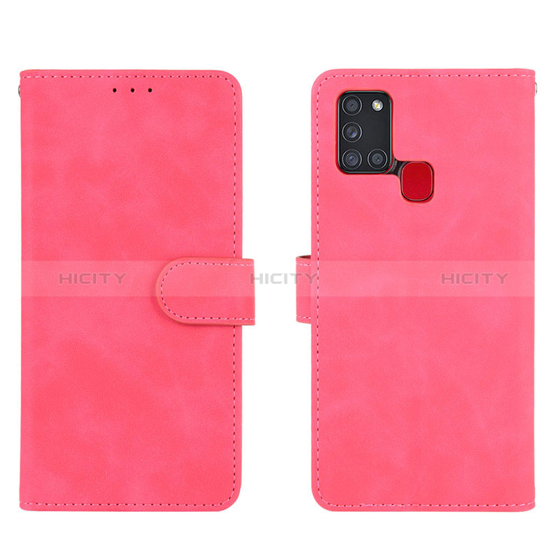 Funda de Cuero Cartera con Soporte Carcasa L01Z para Samsung Galaxy A21s