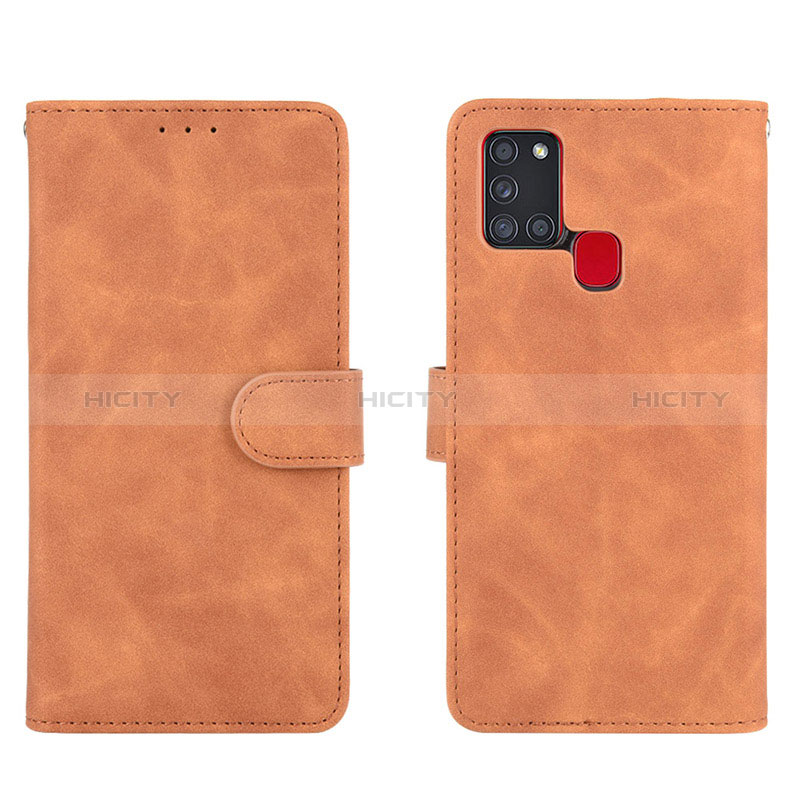 Funda de Cuero Cartera con Soporte Carcasa L01Z para Samsung Galaxy A21s