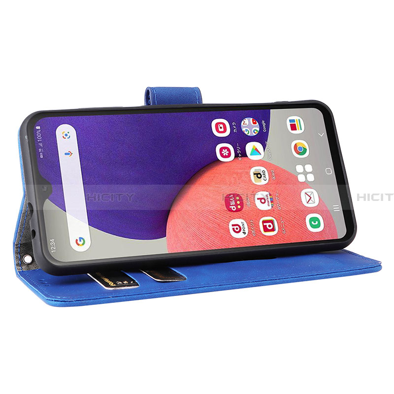 Funda de Cuero Cartera con Soporte Carcasa L01Z para Samsung Galaxy A22 5G SC-56B