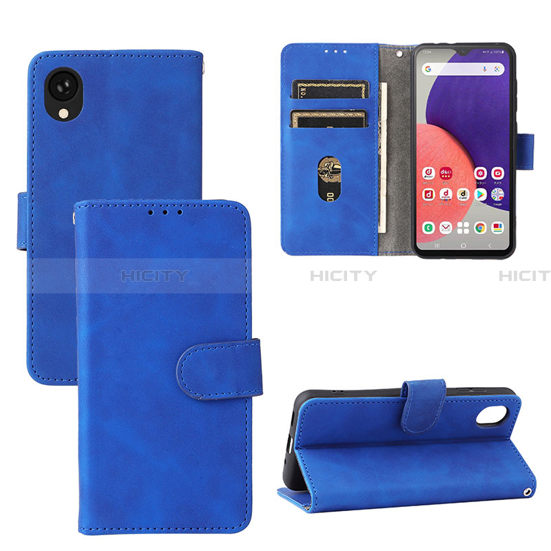 Funda de Cuero Cartera con Soporte Carcasa L01Z para Samsung Galaxy A22 5G SC-56B