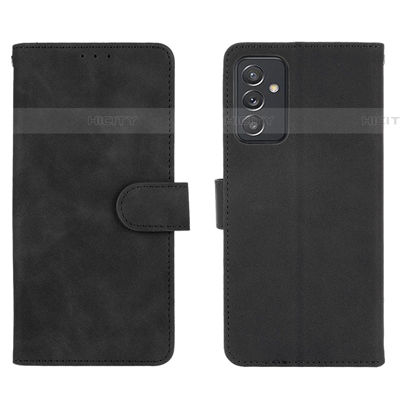 Funda de Cuero Cartera con Soporte Carcasa L01Z para Samsung Galaxy A24 4G Negro