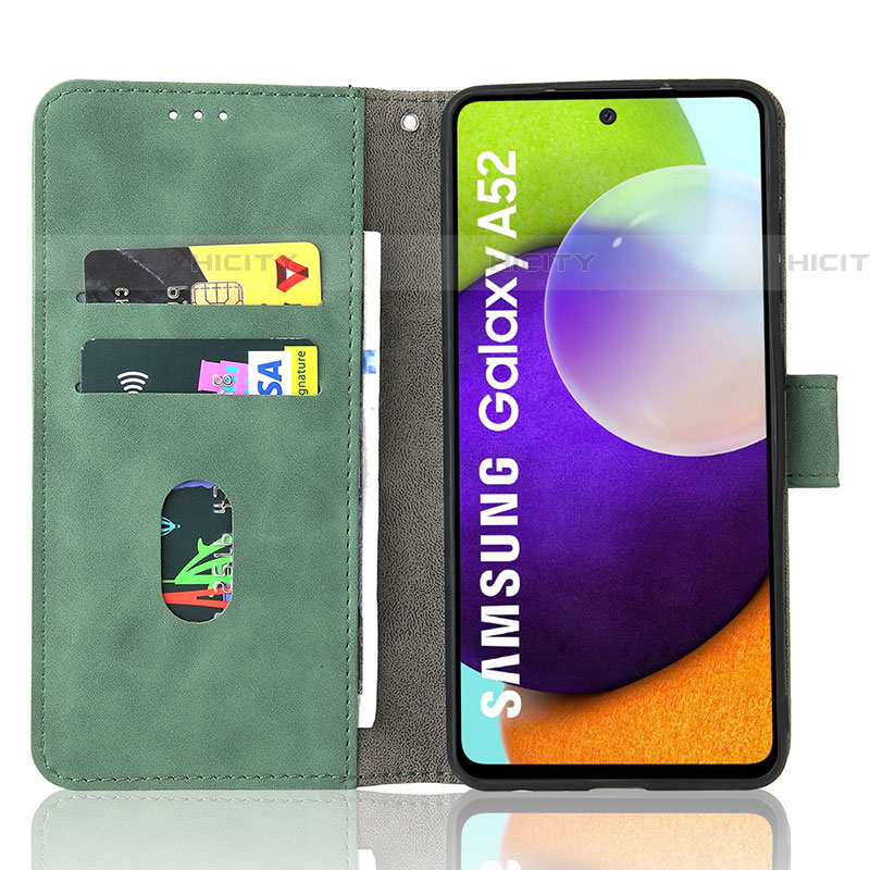 Funda de Cuero Cartera con Soporte Carcasa L01Z para Samsung Galaxy A52 4G