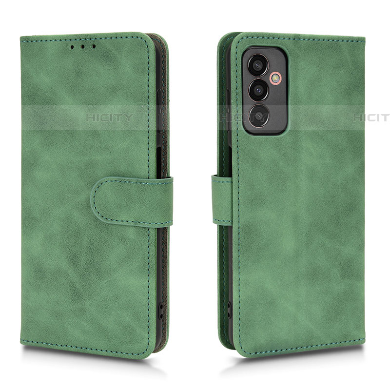 Funda de Cuero Cartera con Soporte Carcasa L01Z para Samsung Galaxy F13 4G Verde