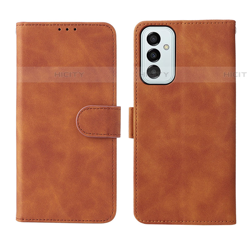 Funda de Cuero Cartera con Soporte Carcasa L01Z para Samsung Galaxy F23 5G Marron