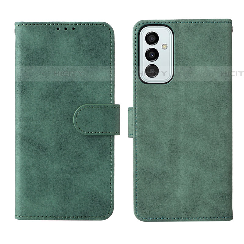 Funda de Cuero Cartera con Soporte Carcasa L01Z para Samsung Galaxy F23 5G Verde