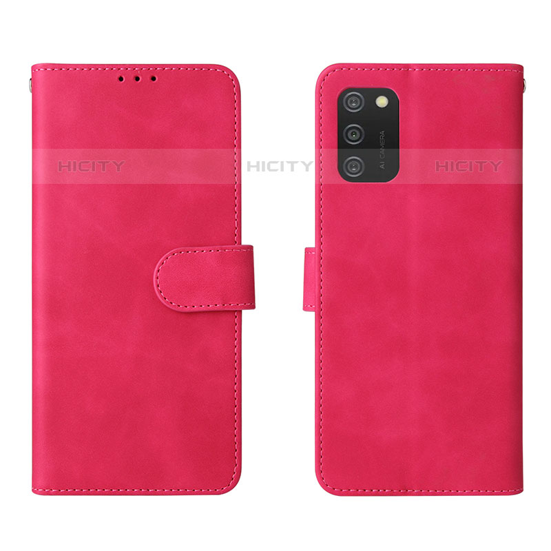 Funda de Cuero Cartera con Soporte Carcasa L01Z para Samsung Galaxy M02s