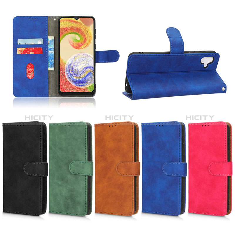 Funda de Cuero Cartera con Soporte Carcasa L01Z para Samsung Galaxy M04