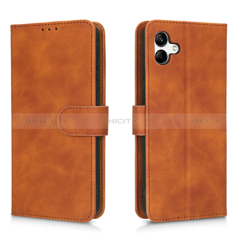 Funda de Cuero Cartera con Soporte Carcasa L01Z para Samsung Galaxy M04 Marron