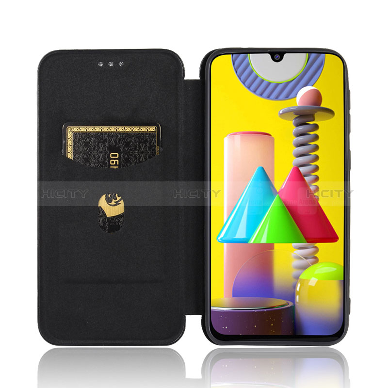 Funda de Cuero Cartera con Soporte Carcasa L01Z para Samsung Galaxy M21s