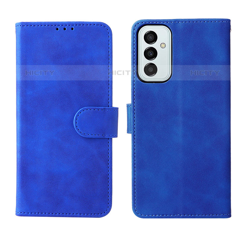 Funda de Cuero Cartera con Soporte Carcasa L01Z para Samsung Galaxy M23 5G Azul