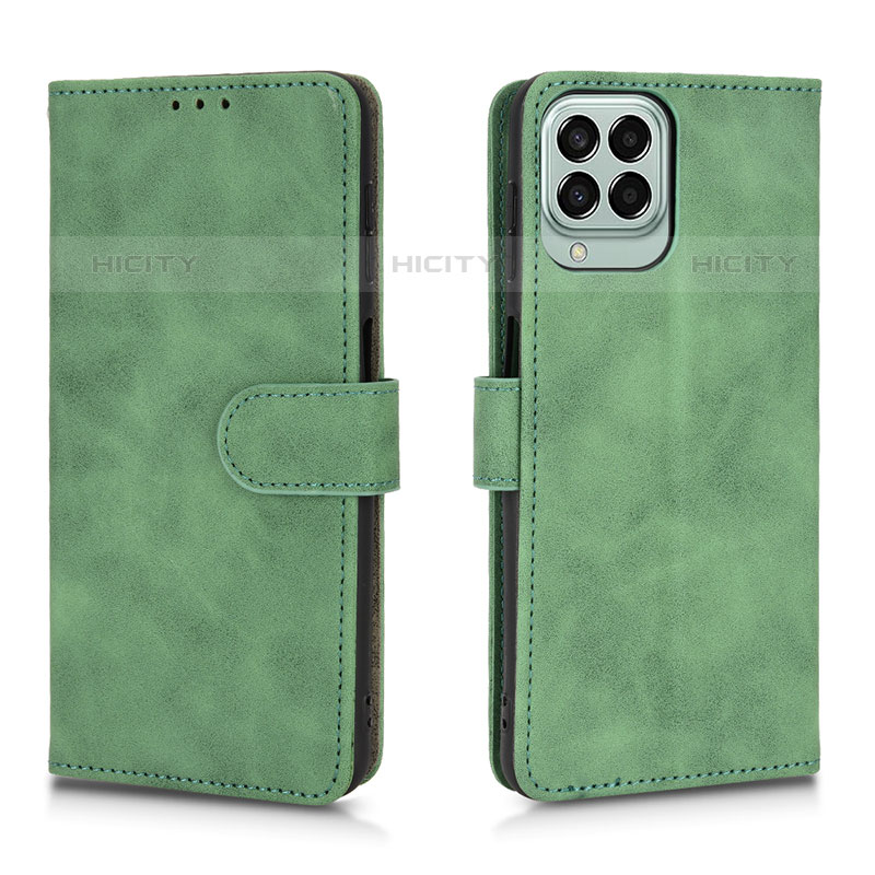 Funda de Cuero Cartera con Soporte Carcasa L01Z para Samsung Galaxy M33 5G Verde