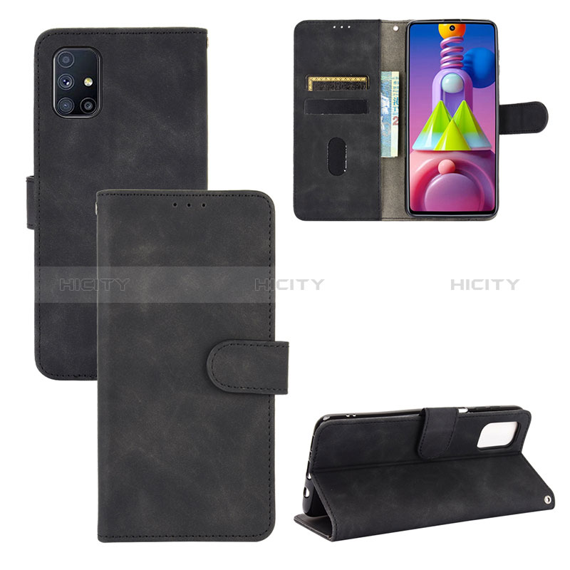 Funda de Cuero Cartera con Soporte Carcasa L01Z para Samsung Galaxy M51