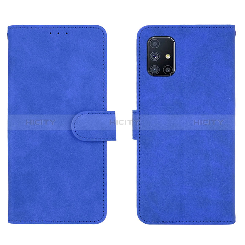 Funda de Cuero Cartera con Soporte Carcasa L01Z para Samsung Galaxy M51