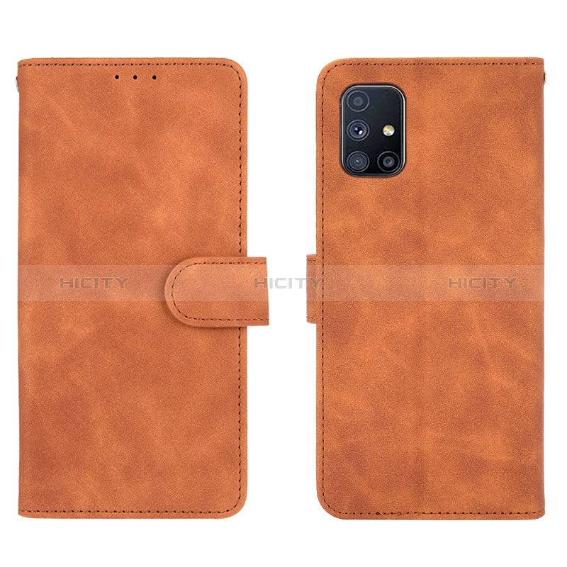 Funda de Cuero Cartera con Soporte Carcasa L01Z para Samsung Galaxy M51