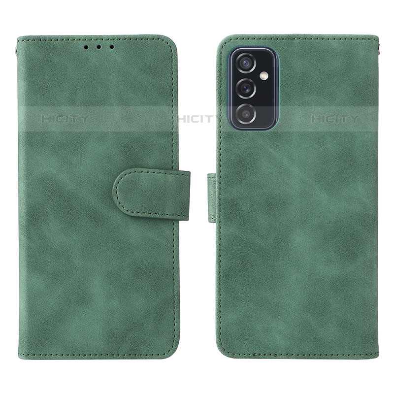 Funda de Cuero Cartera con Soporte Carcasa L01Z para Samsung Galaxy M52 5G Verde