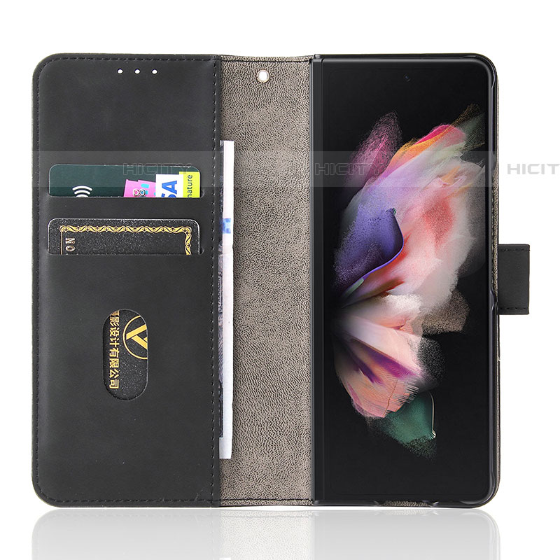 Funda de Cuero Cartera con Soporte Carcasa L01Z para Samsung Galaxy Z Fold4 5G