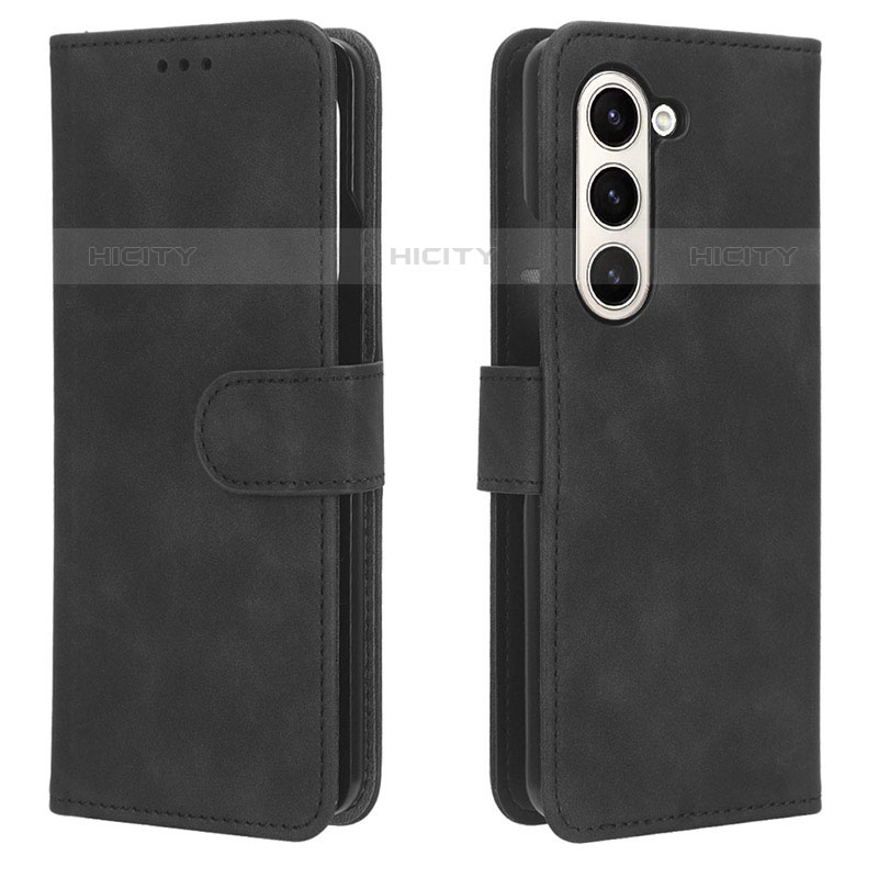 Funda de Cuero Cartera con Soporte Carcasa L01Z para Samsung Galaxy Z Fold5 5G