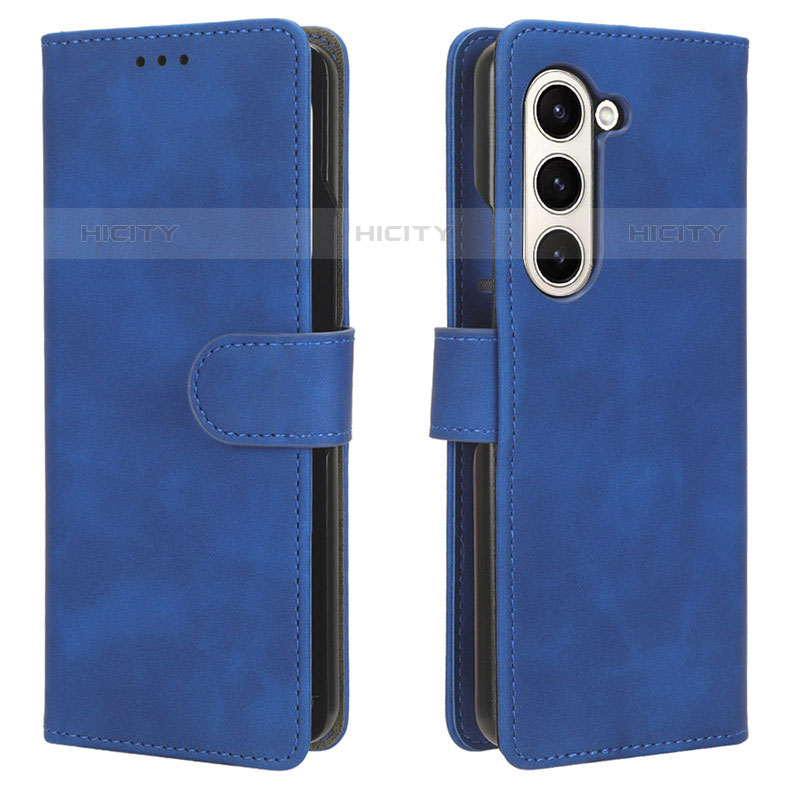 Funda de Cuero Cartera con Soporte Carcasa L01Z para Samsung Galaxy Z Fold5 5G