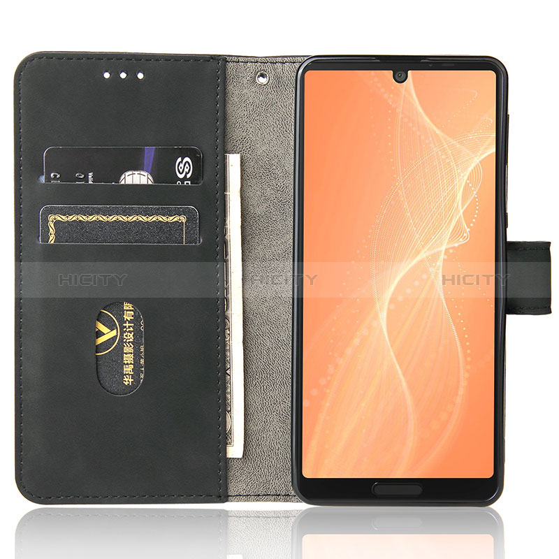 Funda de Cuero Cartera con Soporte Carcasa L01Z para Sharp Aquos Sense6