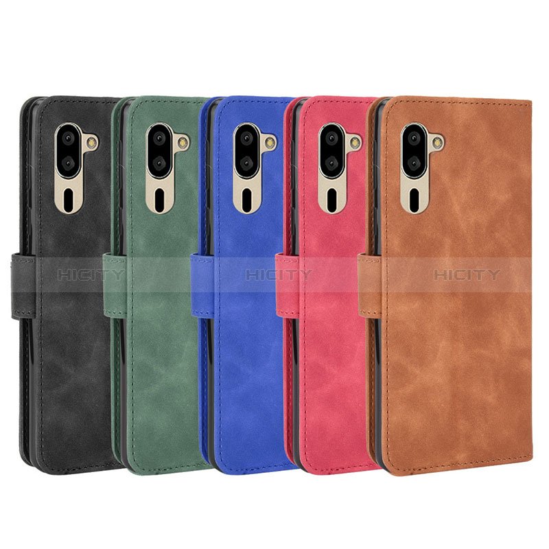 Funda de Cuero Cartera con Soporte Carcasa L01Z para Sharp Simple Sumaho 5