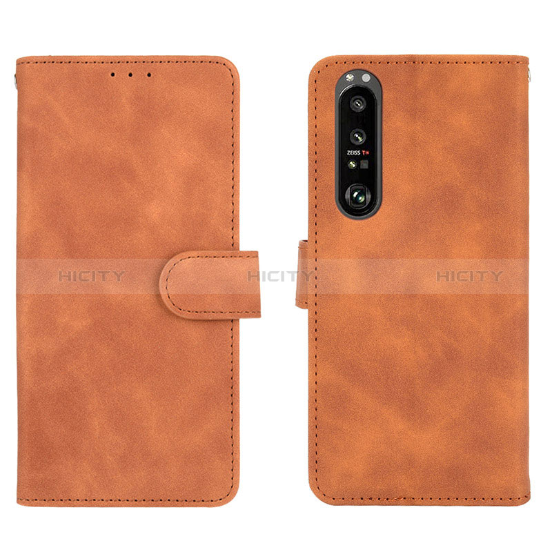 Funda de Cuero Cartera con Soporte Carcasa L01Z para Sony Xperia 1 III