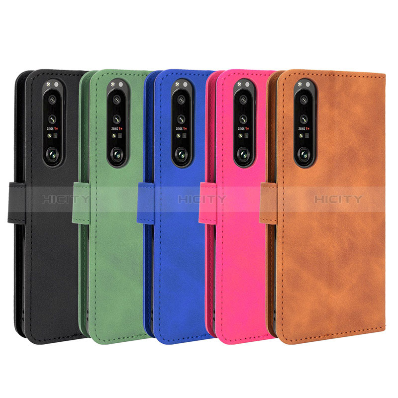 Funda de Cuero Cartera con Soporte Carcasa L01Z para Sony Xperia 1 III