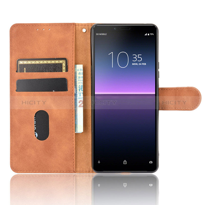 Funda de Cuero Cartera con Soporte Carcasa L01Z para Sony Xperia 10 II