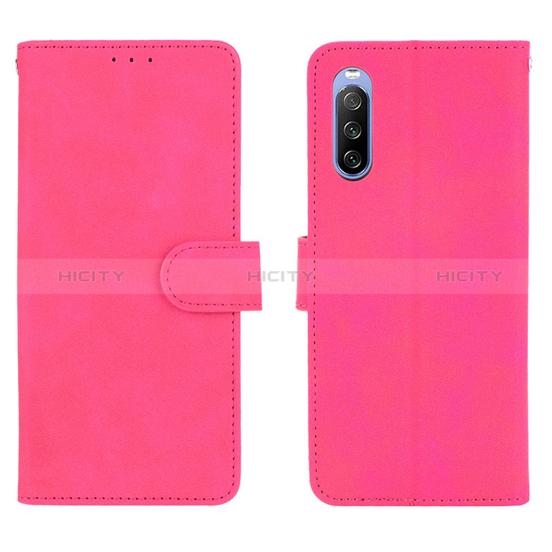 Funda de Cuero Cartera con Soporte Carcasa L01Z para Sony Xperia 10 III