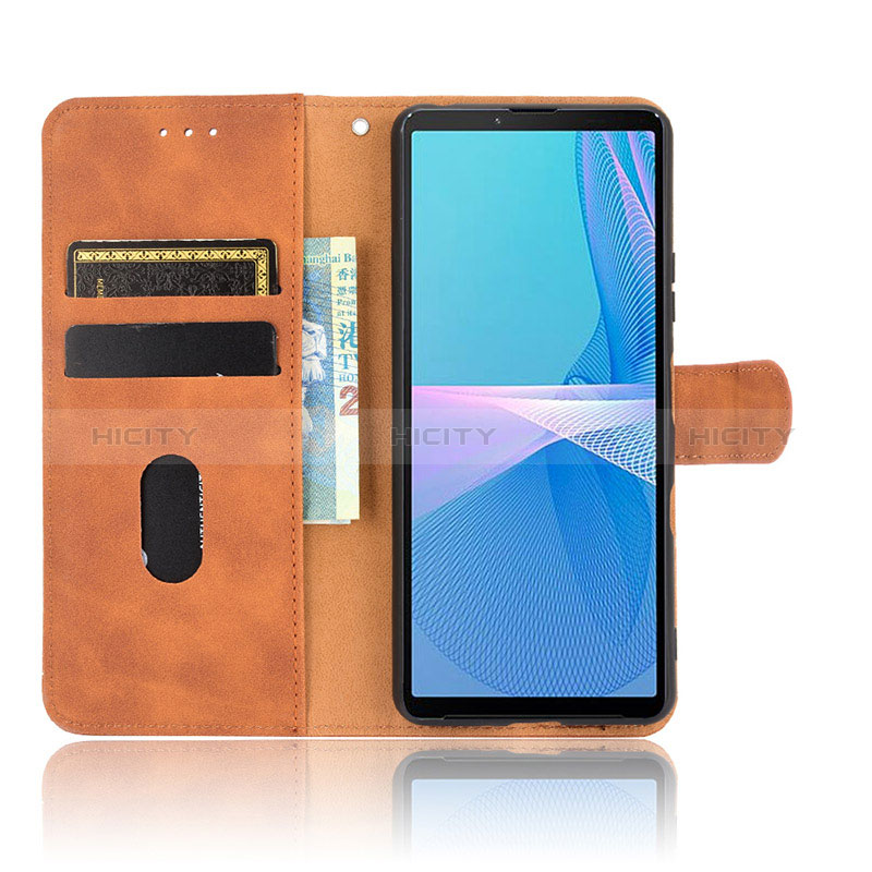 Funda de Cuero Cartera con Soporte Carcasa L01Z para Sony Xperia 10 III