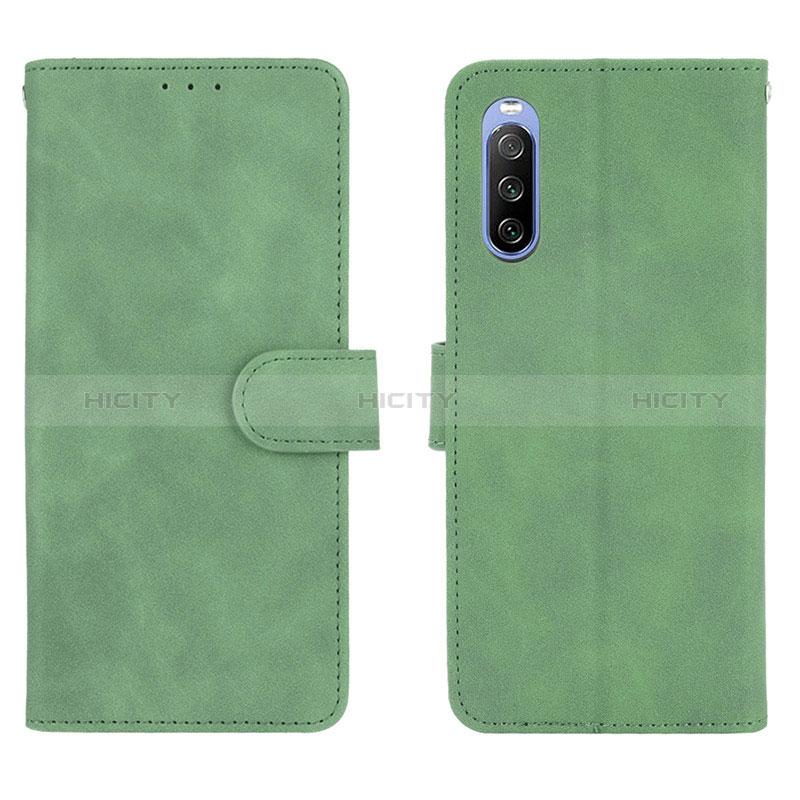 Funda de Cuero Cartera con Soporte Carcasa L01Z para Sony Xperia 10 III SO-52B