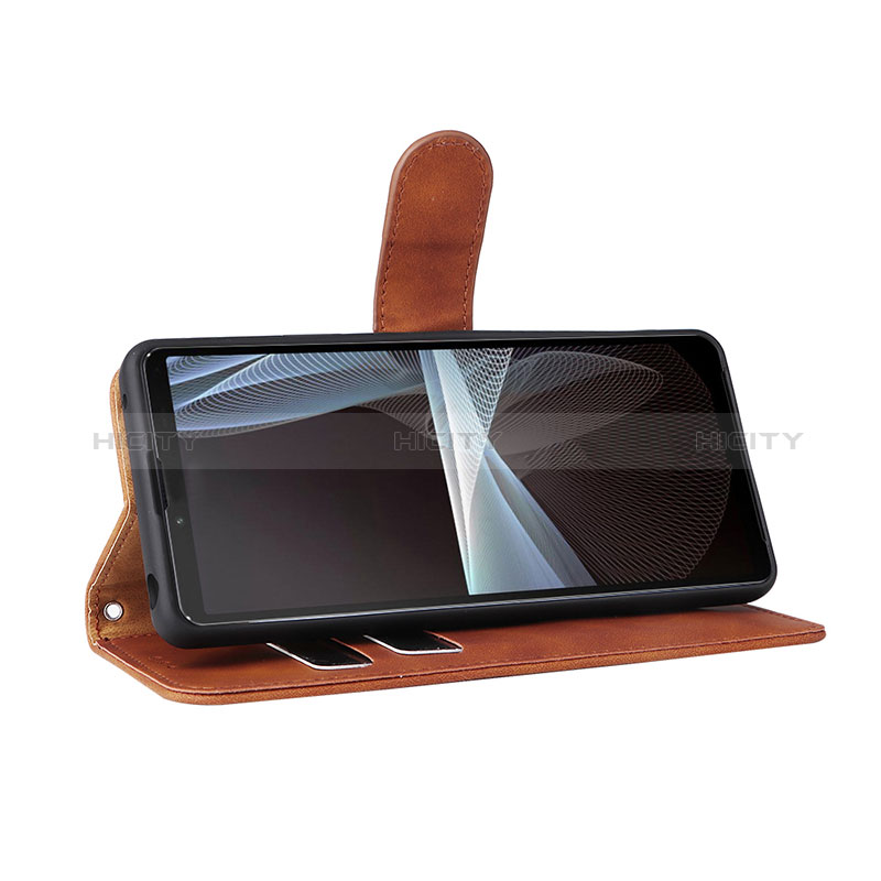 Funda de Cuero Cartera con Soporte Carcasa L01Z para Sony Xperia 10 IV SO-52C