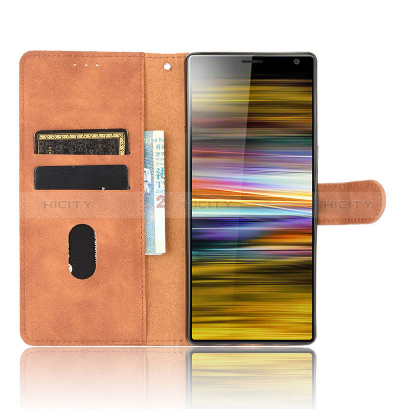 Funda de Cuero Cartera con Soporte Carcasa L01Z para Sony Xperia 10 Plus