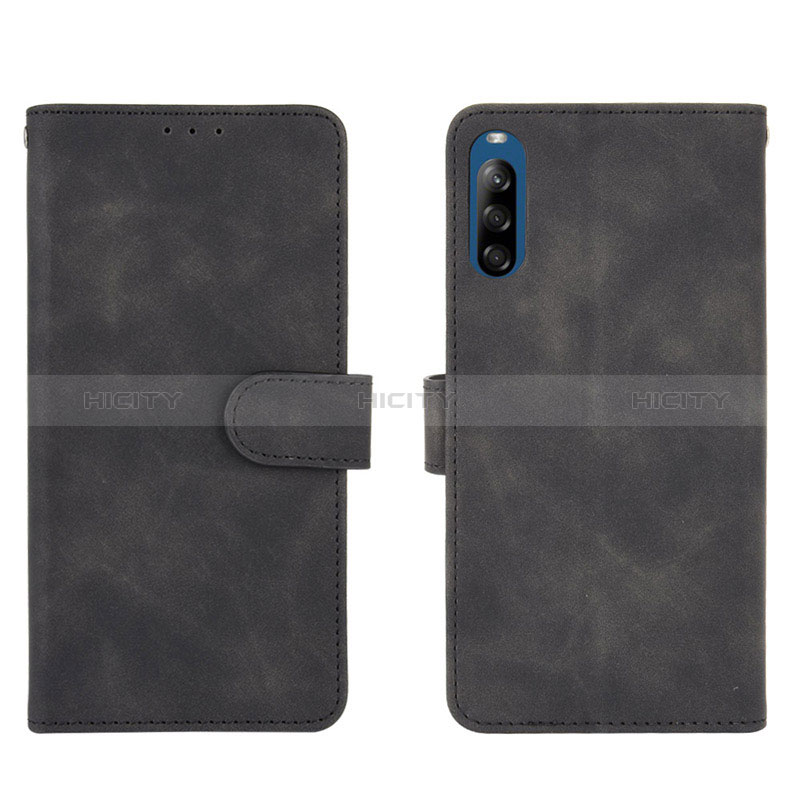 Funda de Cuero Cartera con Soporte Carcasa L01Z para Sony Xperia L4 Negro