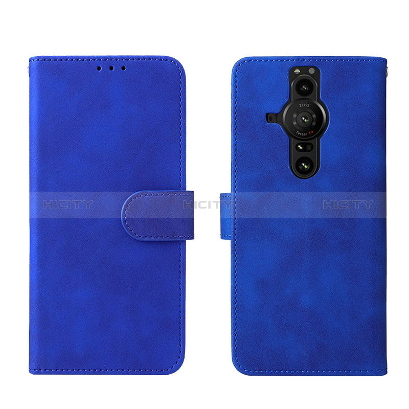 Funda de Cuero Cartera con Soporte Carcasa L01Z para Sony Xperia PRO-I