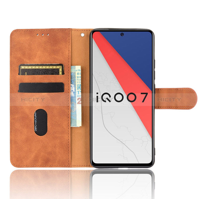 Funda de Cuero Cartera con Soporte Carcasa L01Z para Vivo iQOO 7 5G