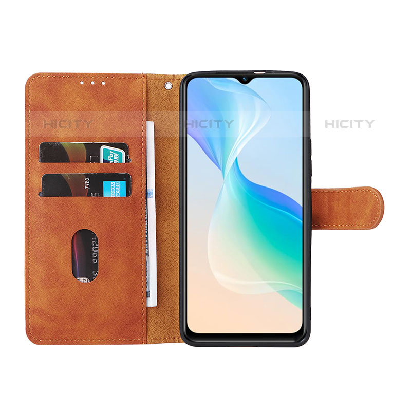 Funda de Cuero Cartera con Soporte Carcasa L01Z para Vivo T1 5G India