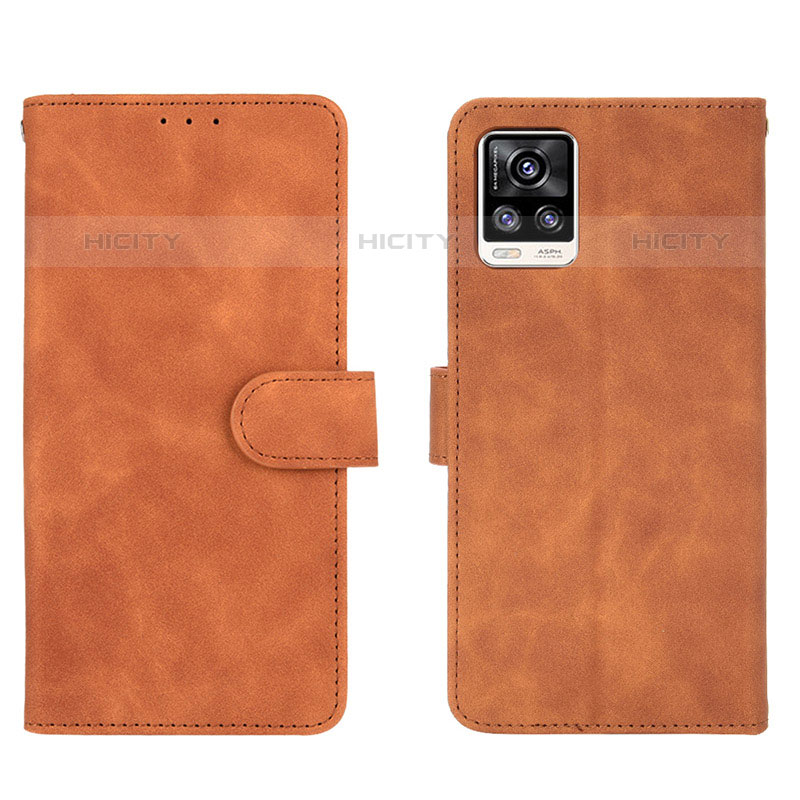 Funda de Cuero Cartera con Soporte Carcasa L01Z para Vivo V20 (2021)