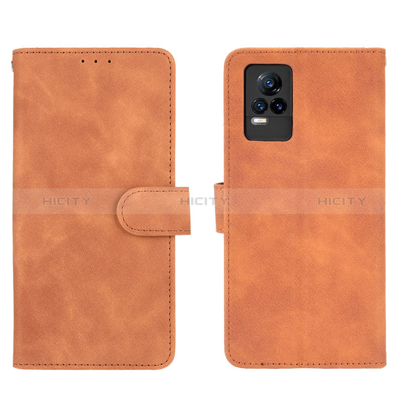 Funda de Cuero Cartera con Soporte Carcasa L01Z para Vivo V21e 4G