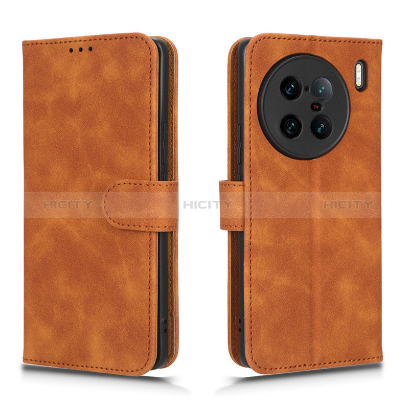 Funda de Cuero Cartera con Soporte Carcasa L01Z para Vivo X90 Pro+ Plus 5G