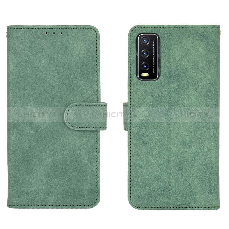 Funda de Cuero Cartera con Soporte Carcasa L01Z para Vivo Y20s