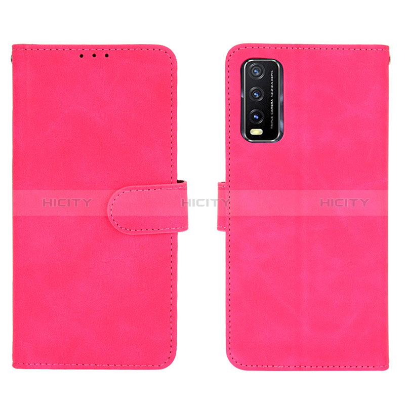 Funda de Cuero Cartera con Soporte Carcasa L01Z para Vivo Y20s