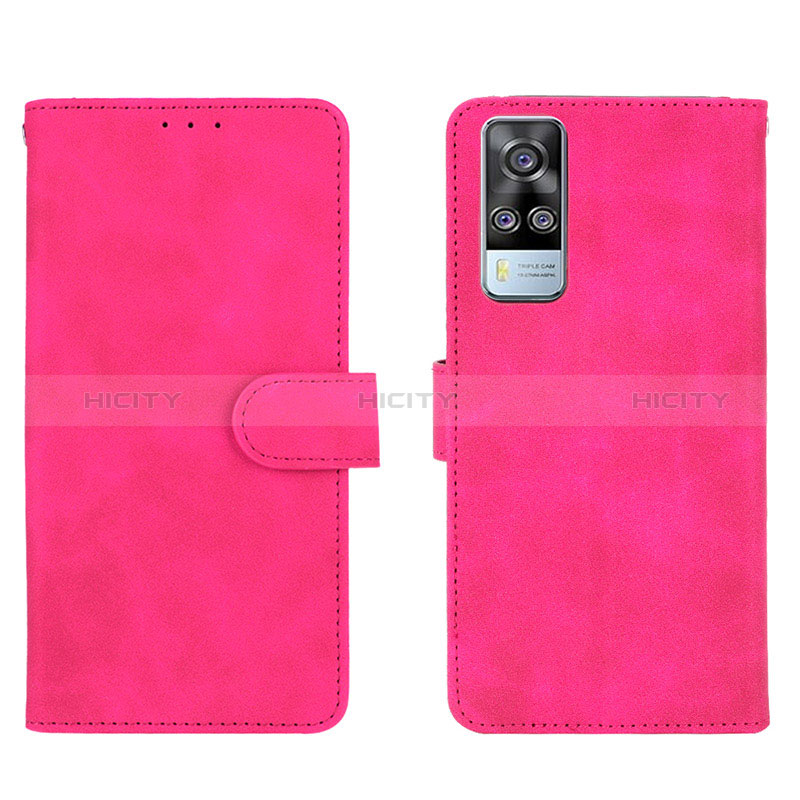 Funda de Cuero Cartera con Soporte Carcasa L01Z para Vivo Y51 (2021)