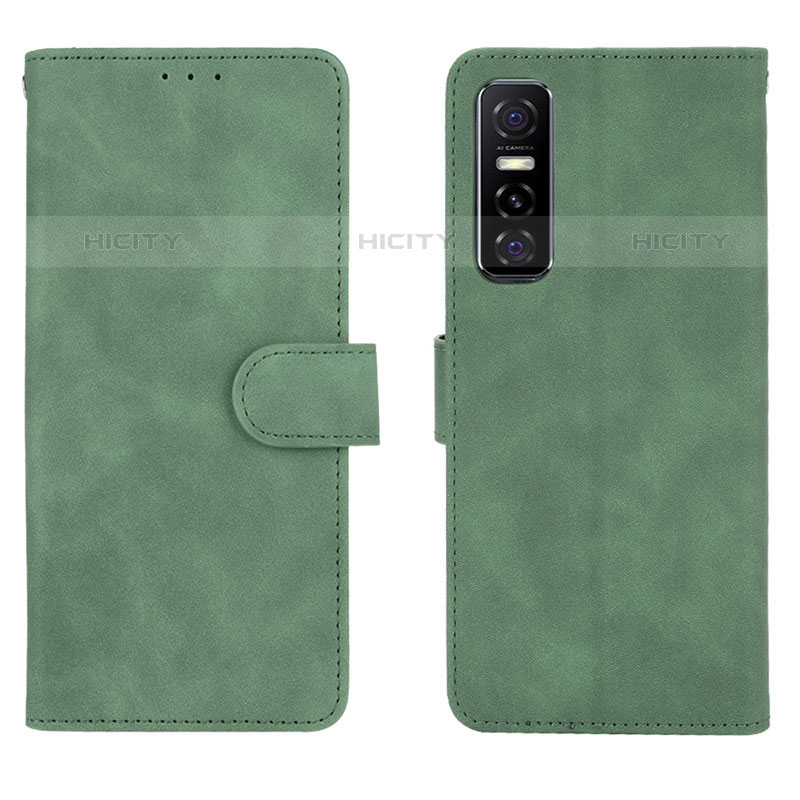 Funda de Cuero Cartera con Soporte Carcasa L01Z para Vivo Y73s 5G