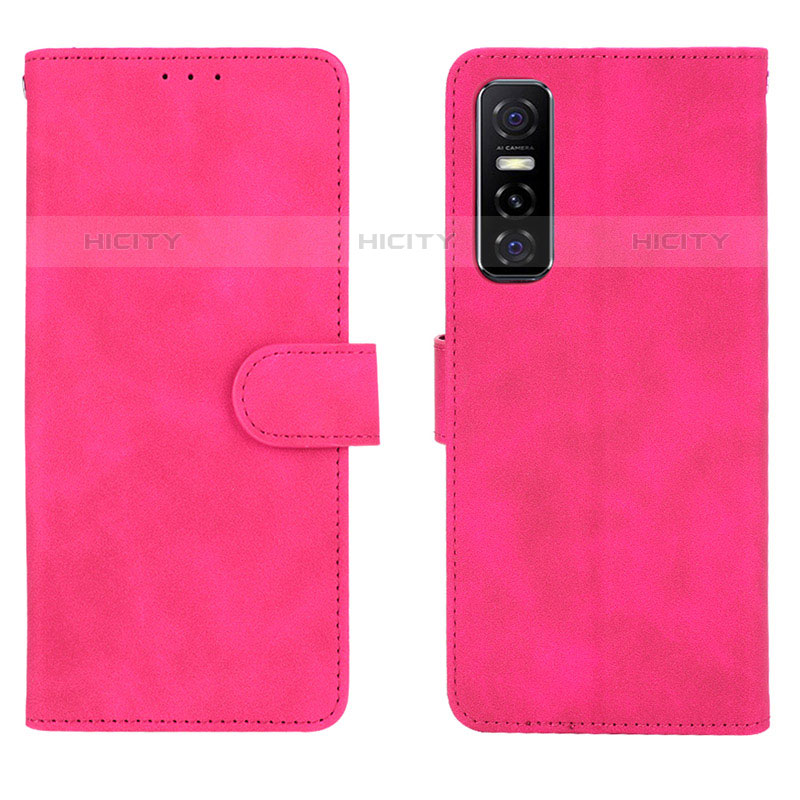 Funda de Cuero Cartera con Soporte Carcasa L01Z para Vivo Y73s 5G