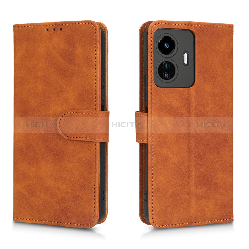 Funda de Cuero Cartera con Soporte Carcasa L01Z para Vivo Y77e 5G