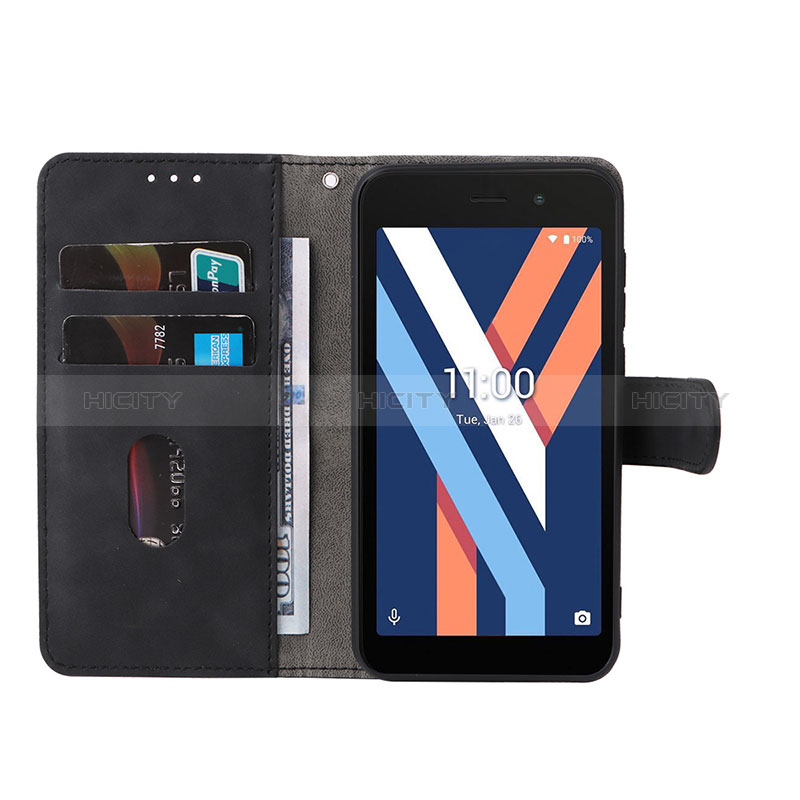 Funda de Cuero Cartera con Soporte Carcasa L01Z para Wiko Y52